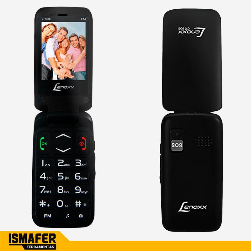 Celular Para Idoso Com Teclas Grandes Dual Chip Cx908 Lenoxx